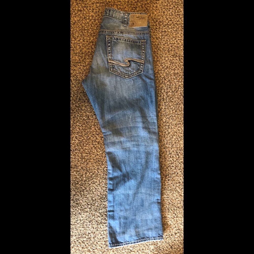 Silver jeans